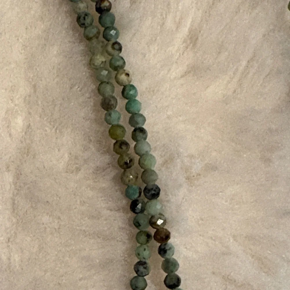 Kendra Scott Beaded Green / Turquoise Stone Pendant Necklace - Women's Jewelry - Picture 3 of 4